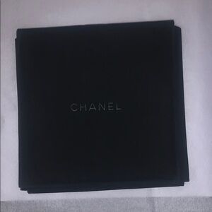 Chanel Jewelry Quad Case 4”x4”x0.5” Black